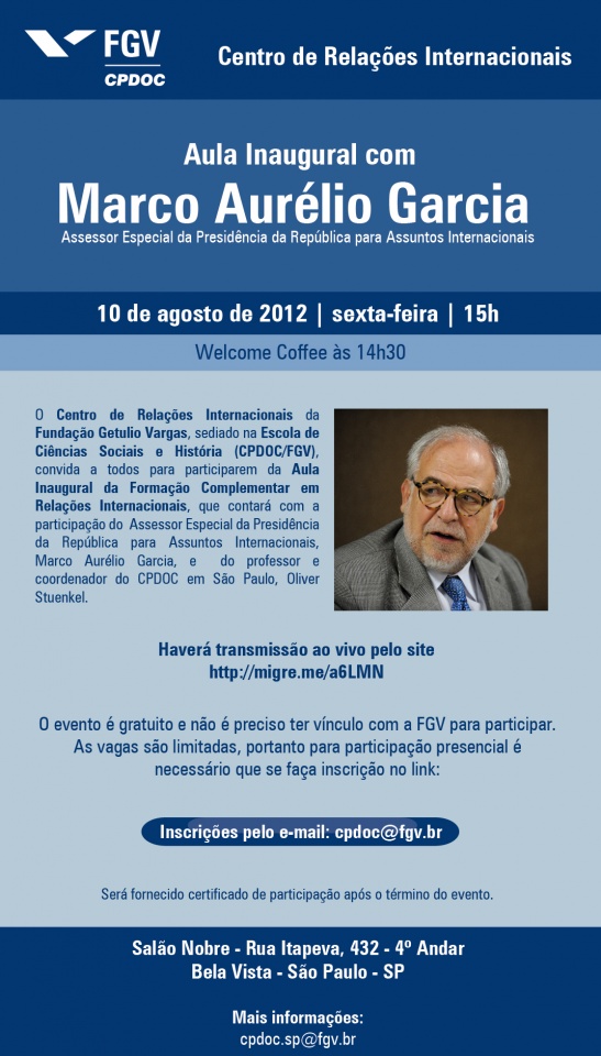 convite aula inagural